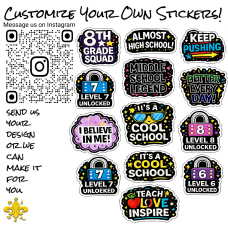 Student Inspiration Graphic Stickers